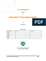 Group 3 FM Project IT Industry