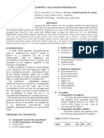 PH Measurement and Buffer Preparation