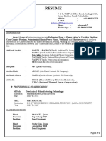 CV of Lead Const Engineer