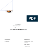 Term Paper Cell Signaling ON Cell Signaling in Immmunology