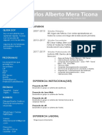 Curriculum Vitae - Alberto Mera