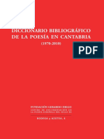 Diccionario Poesia en Cantabria