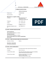 Sikaproof Membrane: Safety Data Sheet