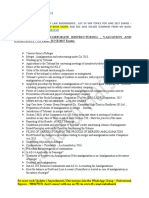 Unmissable Topics For Corporate Restructuring, Valuation and INSOLVENCY - CS Final - JUNE 2017 Exams