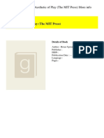 Book PDF EPUB The Aesthetic of Play (The MIT Press) More Info