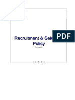 Recruitment & Selection Policy