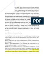 US vs. Tanedo Facts: On January 26, 1909, Cecilio Tanedo, A Landowner, Went With Some Workers To