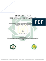 Speaking For Informal Interaction PDF