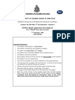 IT4303: Rapid Application Development: University of Colombo, Sri Lanka