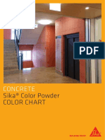 Color Powder Color Chart