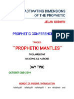 Activating Dimensions of The Prophetic by Jelan Godwin