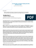 Target Resources SDN BHD V Putrajaya Holdings SDN BHD