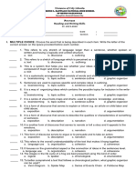 Diagnostic Test in Reading and Writing Skills