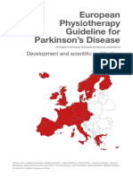 EU Physiotherapy Guideline For Parkinson's Disease