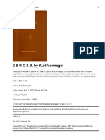 Novel - Kurt Vonnegut - 2 B R O 2 B