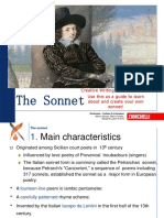 The Sonnet: Creative Writing - Fall Use This As A Guide To Learn About and Create Your Own Sonnet!