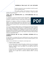 Por Qué Las Empresas Fracasan en Los Estados Financieros