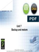 Unit 7 Backup and Restore