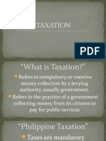 Taxation