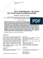 The Miracle Tree: Current Status of Available Knowledge: Euphorbia Tirucalli L. (Euphorbiaceae)