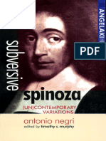 Subversive Spinoza. (Un) Contemporary Variations - Antonio Negri PDF