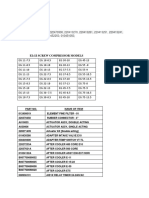 Elgi Compressor Spares Parts Price List