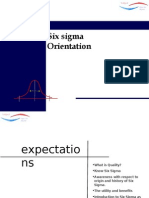 Six Sigma Orientation