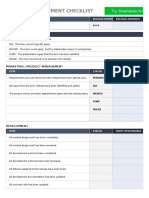 IC Release Management Checklist Template 