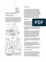 Colorectal (Bowel) Cancer Enlarged Image: Tumours' For Further Details About Cancer in General