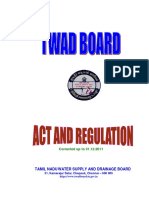 TWAD Board Act and Regulations