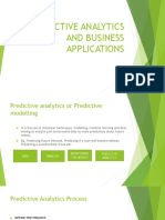 Predictive Analytics and Business Applications