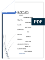 Bioethics