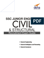 SSC Junior Engineering Exam 2020 Civil Engineering