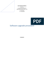 Software Upgrade Procedure