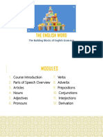 The English Word - The Building Blocks of English Grammar