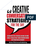 29 Creative Conversation Strategies For The Shy Version 2 PDF