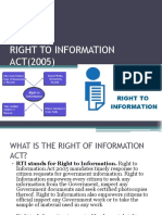 Notes - RIGHT TO INFORMATION