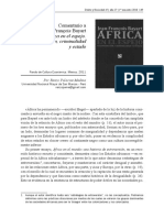 Comentario A Jean-Francois Bayart África en El Espejo