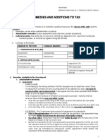 Tax Remedies and Additions To Tax Handouts PDF