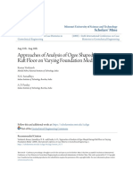 Approaches of Analysis of Ogee Shaped Barrage Raft Floor On Varyi