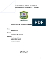 Auditoría de Redes y Comunicación PDF