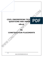 CIVIL ENGINEERING TECHNICAL QUESTIONS AND ANSWERS - Ebook - ConstructionPlacements