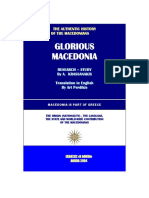 Macedonia, The Authentic Nationality, Distribution and History of Macedonians