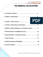 AA - CHE312 - Chemical Calculations