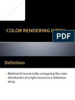 Color Rendering Index