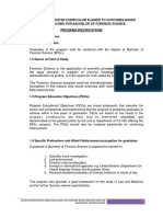 Sample Curricula Bachelor of Forensic Science PDF