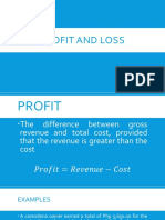 Profit and LOSS