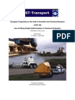 Cost336 Report Use of Falling Weight Deflectometers in Pavement Evaluation