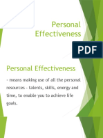 Lesson 2 Personal Effectiveness