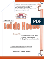 TP2 Loi de Hooke